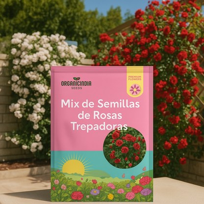 200 Semillas Rosas Trepadoras Jardín