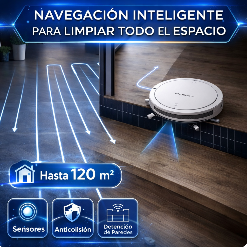 Robot Aspiradora inteligente 3 en 1