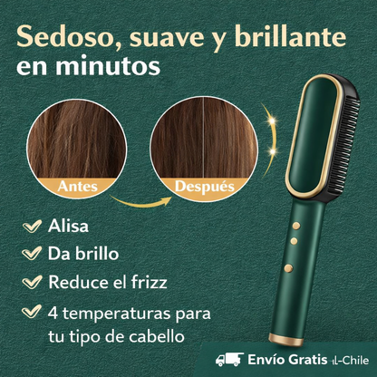 Cepillo Alisador Rizador Multifuncional 3 en 1